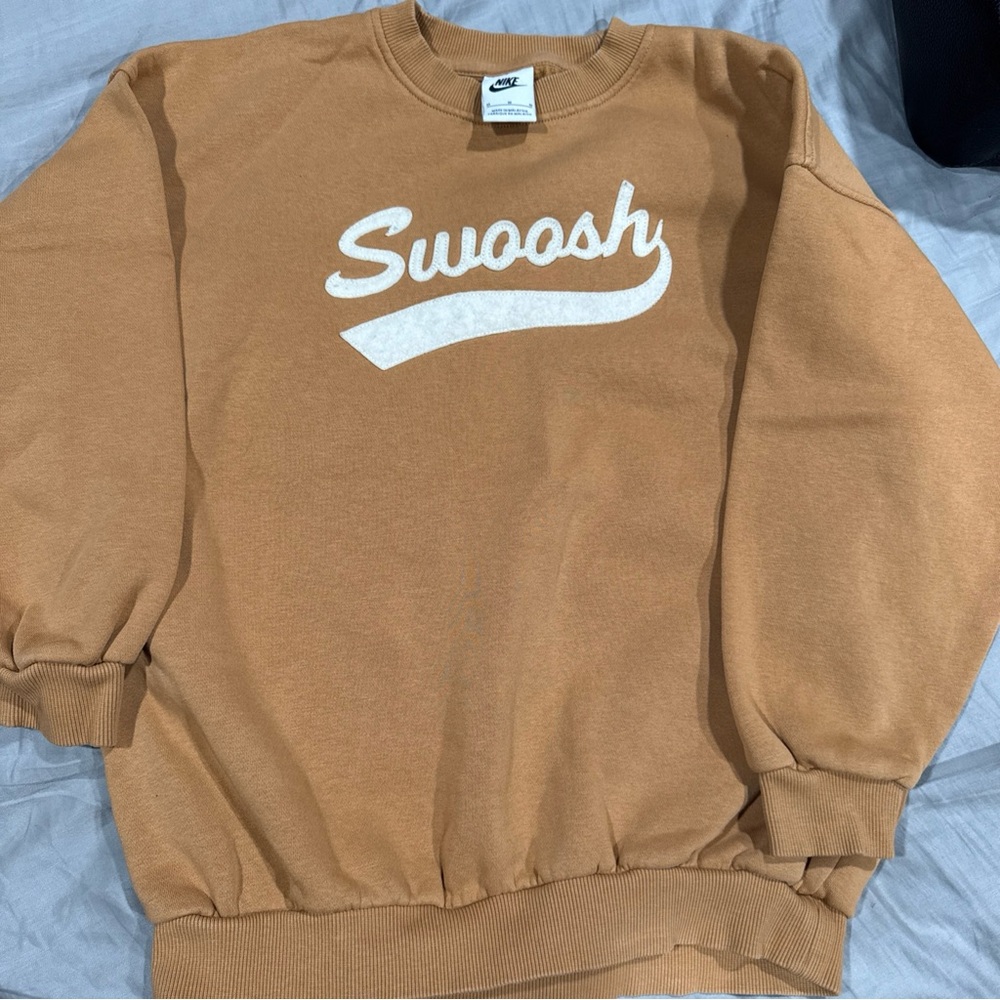 Nike Tan Crewneck Sweater